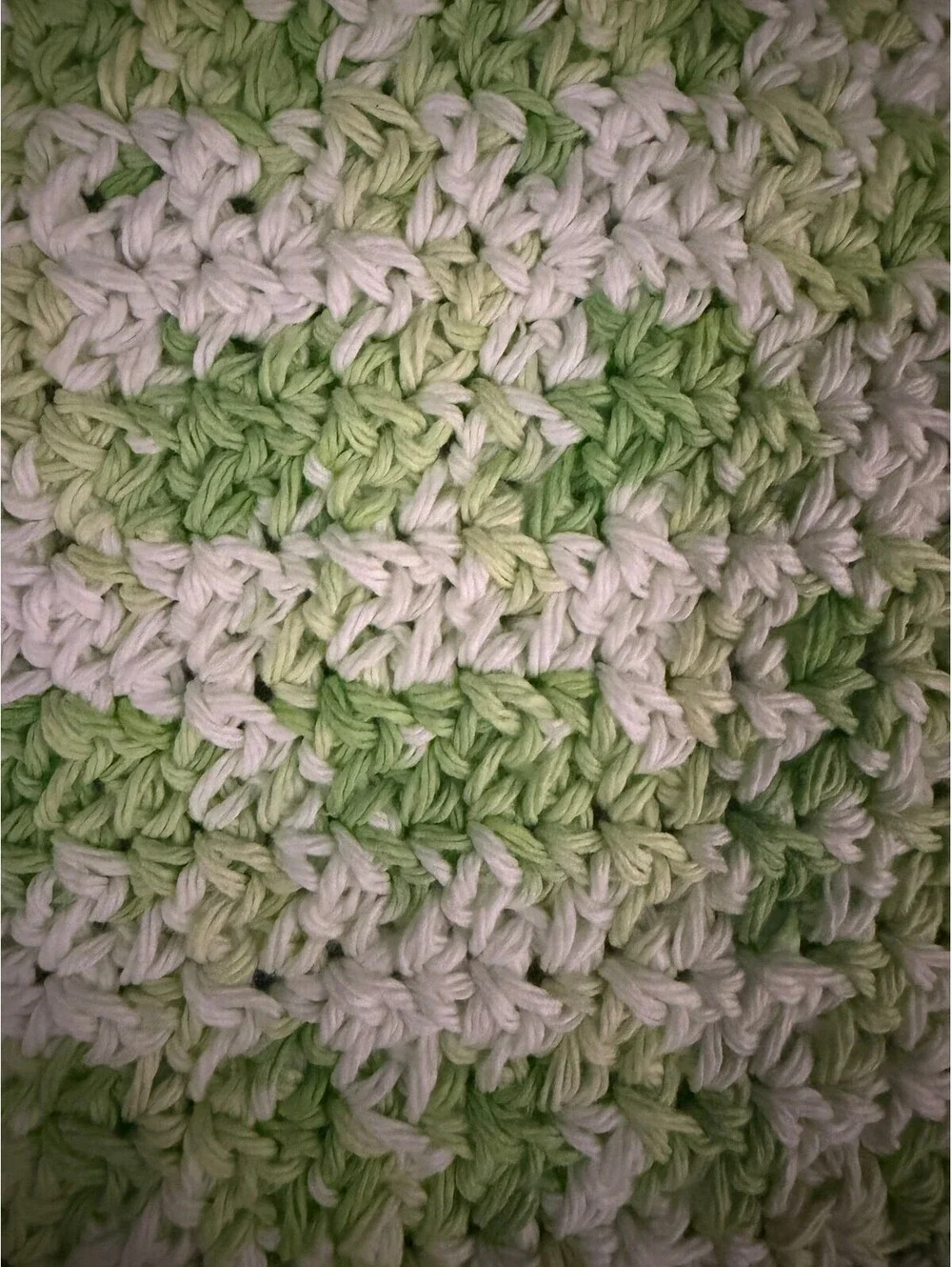 Halloween Crochet Washcloths Set of 3 Handmade 100% Cotton Orange Black Green8x8